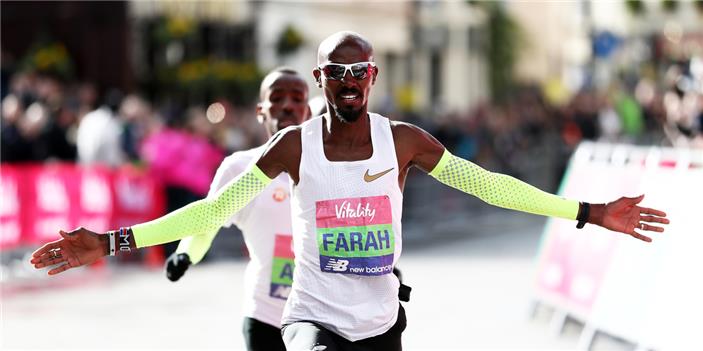 mo farah Big half win
